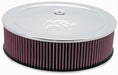 K&N Fits Neck Size 5-1/8" (130 mm) - KN60-1260 K&N Chrome Custom Air Cleaner Assembly 14 x 4" KN60-1260 Autofit