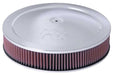K&N Fits Neck Size 5-1/8" (130 mm) - KN60-1264 K&N Chrome Custom Air Cleaner Assembly 14 x 3" KN60-1264 Autofit