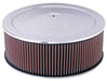 K&N Fits Neck Size 5-1/8" (130 mm) - KN60-1270 K&N Chrome Custom Air Cleaner Assembly 14 x 5" KN60-1270 Autofit
