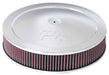 K&N Fits Neck Size 5-1/8" (130 mm) - KN60-1280 K&N Chrome Custom Air Cleaner Assembly 14 x 3" KN60-1280 Autofit