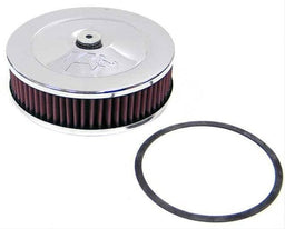 K&N Fits Neck Size 5-1/8" (130 mm) - KN60-1320 K&N Chrome Custom Air Cleaner Assembly 7 x 2" KN60-1320 Autofit