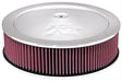 K&N Fits Neck Size 5-1/8 in (130 mm) - KN60-1290 K&N Chrome Custom Air Cleaner Assembly 14 x 4" KN60-1290 Autofit
