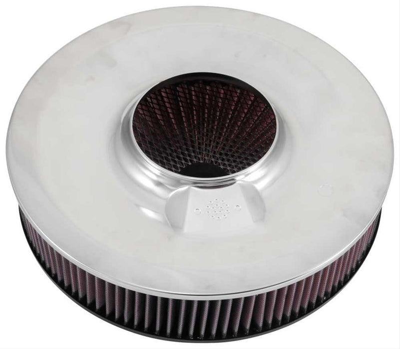 K&N Fits Neck Size 5-1/8" - KN66-3010 K&N Custom Air Filter Assembly 14 OD x 3" H KN66-3010 Autofit