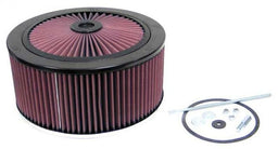K&N Fits Neck Size 5-1/8" - KN66-3130 K&N Custom Air Filter Assembly 11 OD x 5" H KN66-3130 Autofit