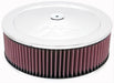 K&N Fits Neck Size 7-5/16" (186 mm) - KN60-1230 K&N Chrome Custom Air Cleaner Assembly 11 x 3-1/2" KN60-1230 Autofit