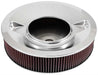 K&N Fits Neck Size 7-5/16" (186 mm) - KN60-1640 K&N Chrome Custom Air Cleaner Assembly 16 x 3-1/2" KN60-1640 Autofit