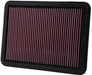 K&N Fits Toyota Prado 120 2.7L, 3L & Landcruiser V8 4.5 diesel A1522 - KN33-2144 K&N Replacement Panel Filter KN33-2144 Autofit