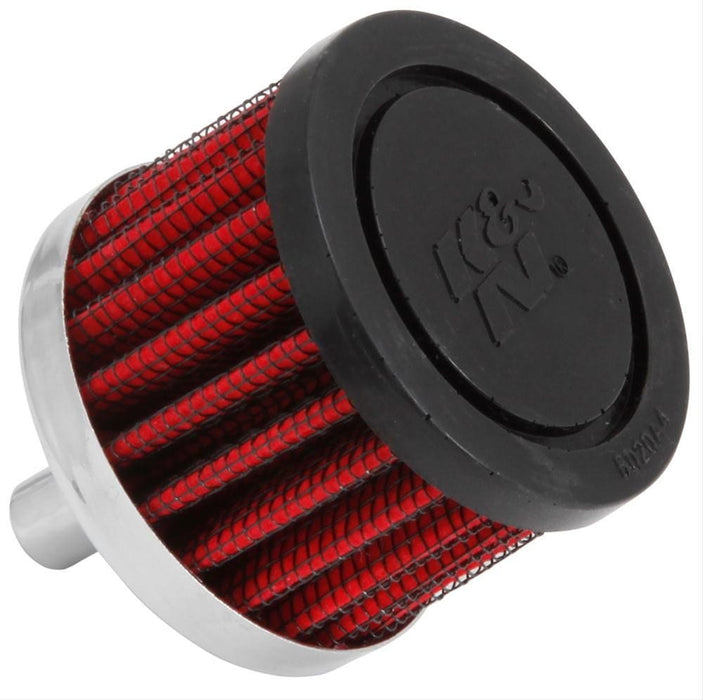 K&N With 1/2" (13mm) Tube - KN62-1010 K&N Push-In Vent Filter 2 OD x 1-1/2 H KN62-1010 Autofit