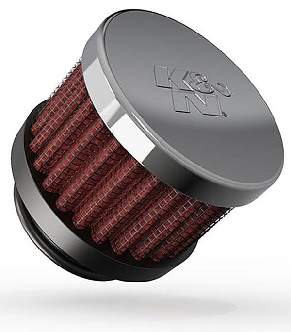 K&N With 1" (25mm) Hole - KN62-1370 K&N Clamp-On Vent Filter 2 OD x 1-1/2 H KN62-1370 Autofit