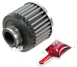 K&N With 1" (25mm) Hole - KN62-1420 K&N Clamp-On Vent Filter 3 OD x 2-1/4 H KN62-1420 Autofit