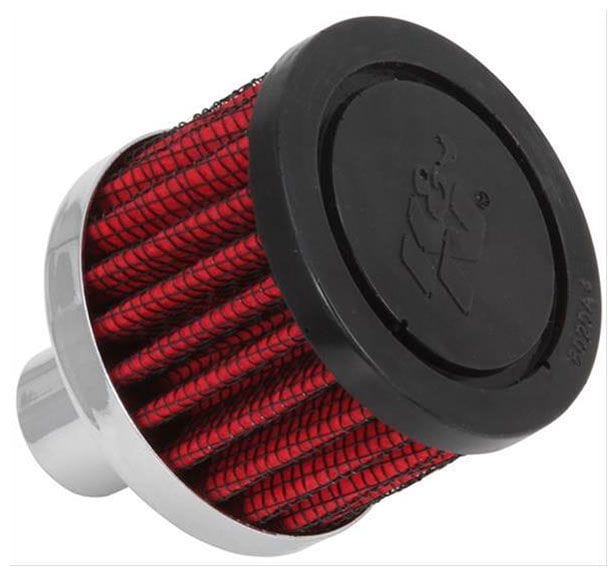 K&N With 3/4" (19mm) Tube - KN62-1030 K&N Push-In Vent Filter 2 OD x 1-1/2 H KN62-1030 Autofit