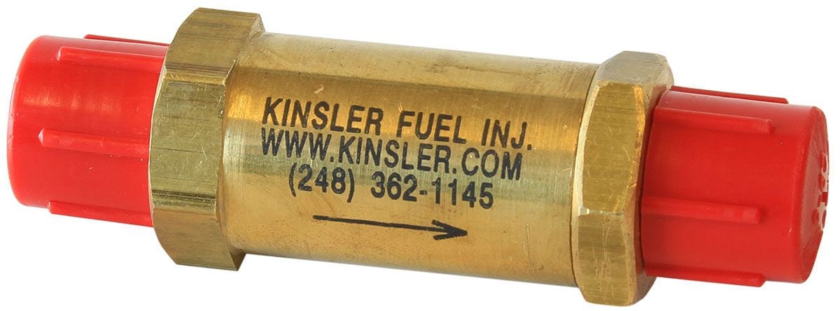 Kinsler Hard Anodized Aluminium Suit Petrol / Gasoline & Methanol High-Flow -6 Secondary Bypass Valve KIN-3076 Autofit