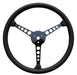LIMEWORKS 3-Spoke Leather Wrapped With Holes 15" Sprint Steering Wheel LWD3SP15H Autofit