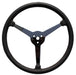 LIMEWORKS 3-Spoke Leather Wrapped With No Holes 15" Sprint Steering Wheel LWD3SP15 Autofit