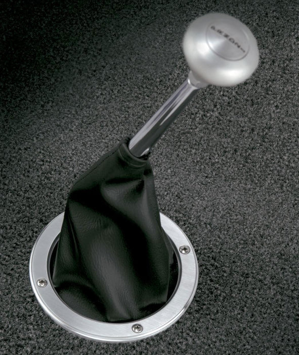 LOKAR 5-1/4"OD x 4"ID Billet Round Shifter Boot Ring with Boot LK-70-BHRB Autofit