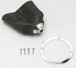 LOKAR 5"OD x 4"ID Classic Shifter Boot with Stainless Steel Ring LK-70-CLB Autofit