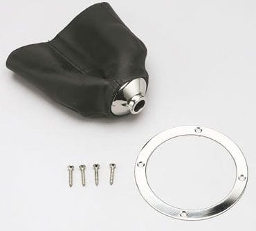 LOKAR 5"OD x 4"ID Classic Shifter Boot with Stainless Steel Ring LK-70-CLB Autofit