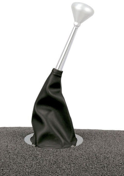 LOKAR 5"OD x 4"ID Hot Rod Shifter Boot with Round Ring Stainess Steel LK-70-HRB Autofit