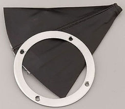 LOKAR 5"OD x 4"ID Hot Rod Shifter Boot with Round Ring Stainess Steel LK-70-HRB Autofit