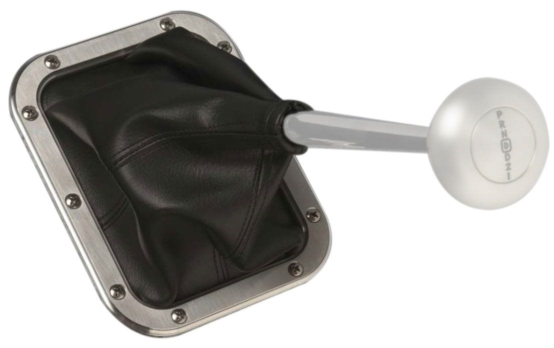 LOKAR 6-3/4 x 5-1/4OD x 5-1/2" x 4"ID Billet Rectangular Boot Ring with Boot LK-70-BFMB Autofit