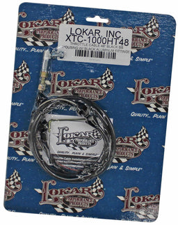 LOKAR Black Stainless Steel Housing 48" Hi-Tech Accelerator Cable LK-XTC-1000HT48 Autofit