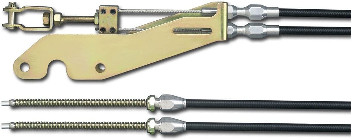 LOKAR Black Stainless Steel Housing Universal Transmission mount Brake Cables LK-EC-80TU Autofit