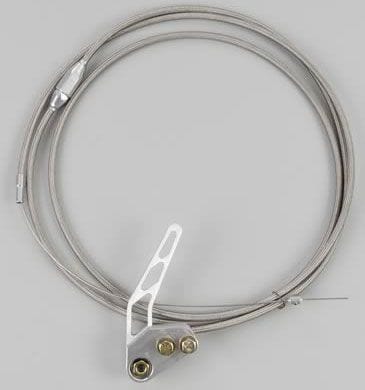 LOKAR Bonnet Release Cable Kit Braided Stainless Steel Housing - Brushed LK-HR-1100HT Autofit