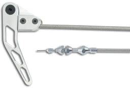 LOKAR Bonnet Release Cable Kit Braided Stainless Steel Housing - Brushed LK-HR-1100HT Autofit