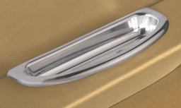 LOKAR Crescent Oval Arm Rest Door Pull (Pair) - Polished Billet Aluminium LK-IDP-2003 Autofit
