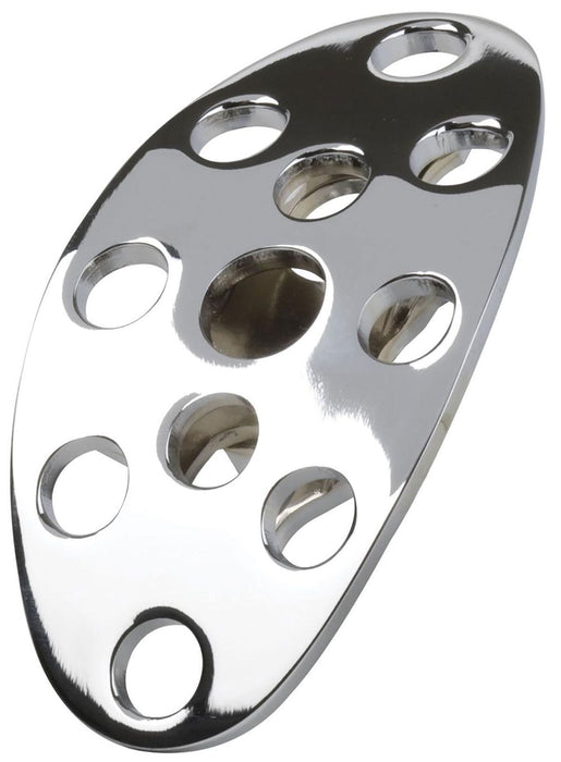 LOKAR Drilled Lakester Steel Brake/Clutch Pedal - Chromed (1 per packet) LK-BAG-6152 Autofit