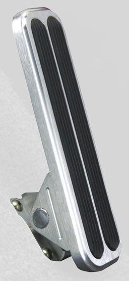 LOKAR Eliminator Floor Mount Accelerator Pedal with Rubber - Brushed Billet Aluminium Autofit