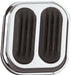 LOKAR Fits Both Ford & Chevy Steel Dimmer Switch Cover with Black Rubber LK-SG-6009 Autofit