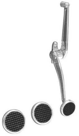 LOKAR Goolsby Edition, Polished Aluminium Round Brake & Clutch Pad LK-BAG-6190 Autofit