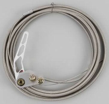 Lokar Hi-Teck Boot Release Cable Kit Stainless Steel Housing - Brushed LK-TR-1200HT Autofit