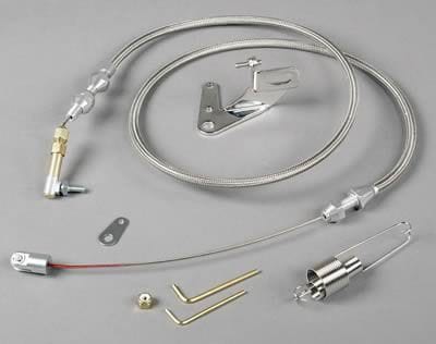 LOKAR Kit Includes Stainless Steel Accelerator Cable, Bracket and Springs 36" Duo-Pak Hi-Tech Stainless Steel Accelerator Cable Kit LK-DP-1000HT36 Autofit