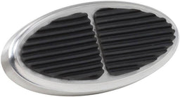 LOKAR Mni Oval Brake Pad with Rubber - Brushed Billet Aluminium LK-BAG-6106 Autofit