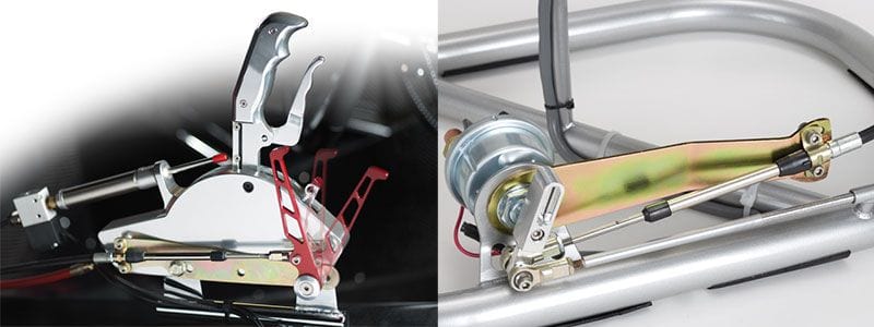 LOKAR Mount To B&M Pro Ratchet, TCI Thunder Stick, TCI Outlaw, TCI Lightnin Interior Battery Disconect Lever Kit LK-1330022 Autofit