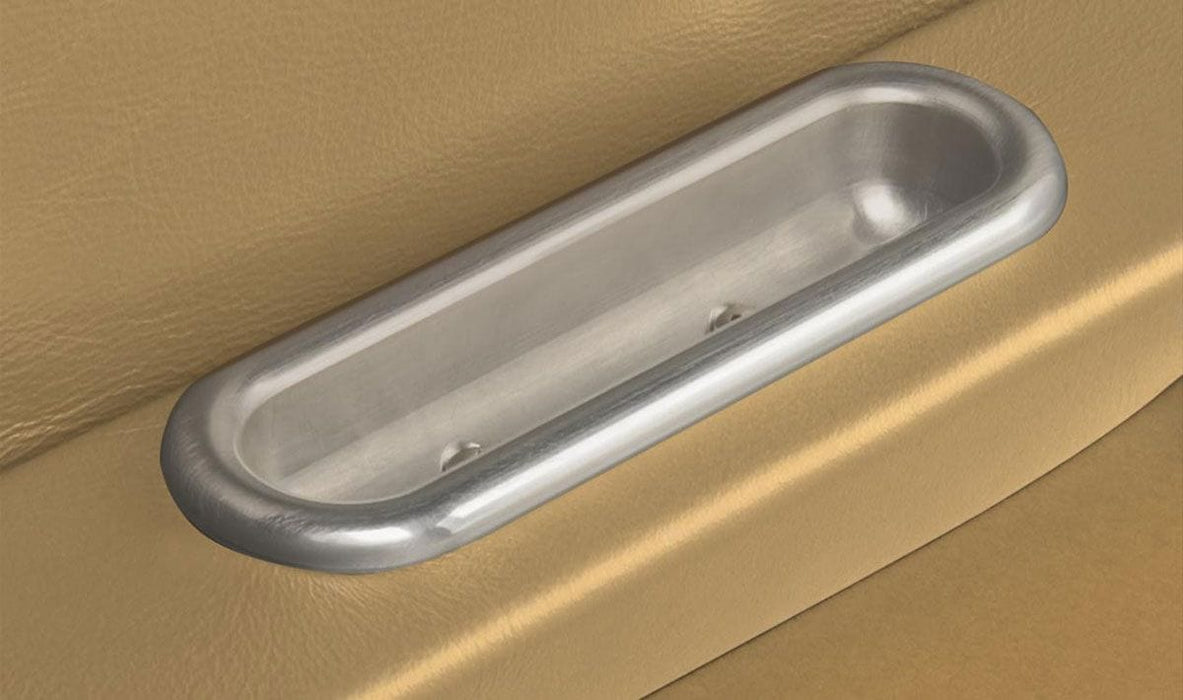 LOKAR Oval Arm Rest Door Pull (Pair) - Brushed Billet Aluminium LK-IDP-2004 Autofit