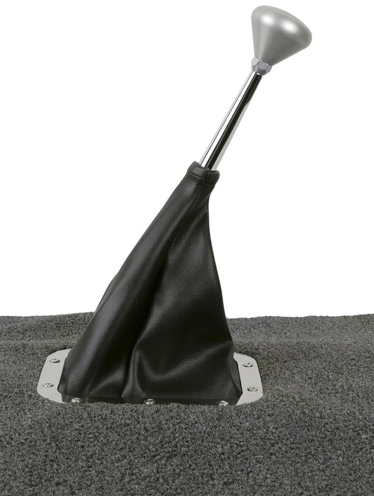 LOKAR Rectangular Floor Mount Shifter Boot with Ring LK-70-FMB Autofit