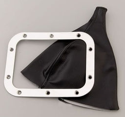 LOKAR Rectangular Floor Mount Shifter Boot with Ring LK-70-FMB Autofit