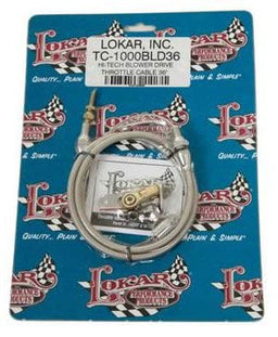 LOKAR Stainless Steel Housing 36" Blower Drive Hi-Tech Accelerator Cable LK-TC-1000BLD36 Autofit