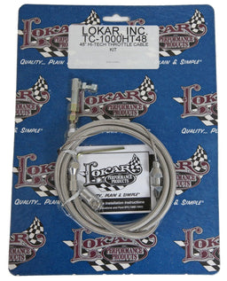 LOKAR Stainless Steel Housing 48" Hi-Tech Accelerator Cable LK-TC-1000HT48 Autofit