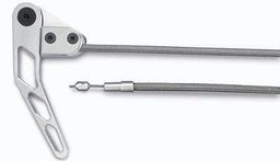 LOKAR Stainless Steel Housing Combination Hood & Boot Release Cable Kit - Brushed (Right Hand) LK-CHT1300HTRH Autofit