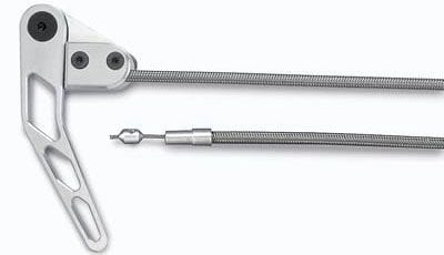 LOKAR Stainless Steel Housing Combination Hood & Boot Release Cable Kit - Brushed (Right Hand) LK-CHT1300HTRH Autofit
