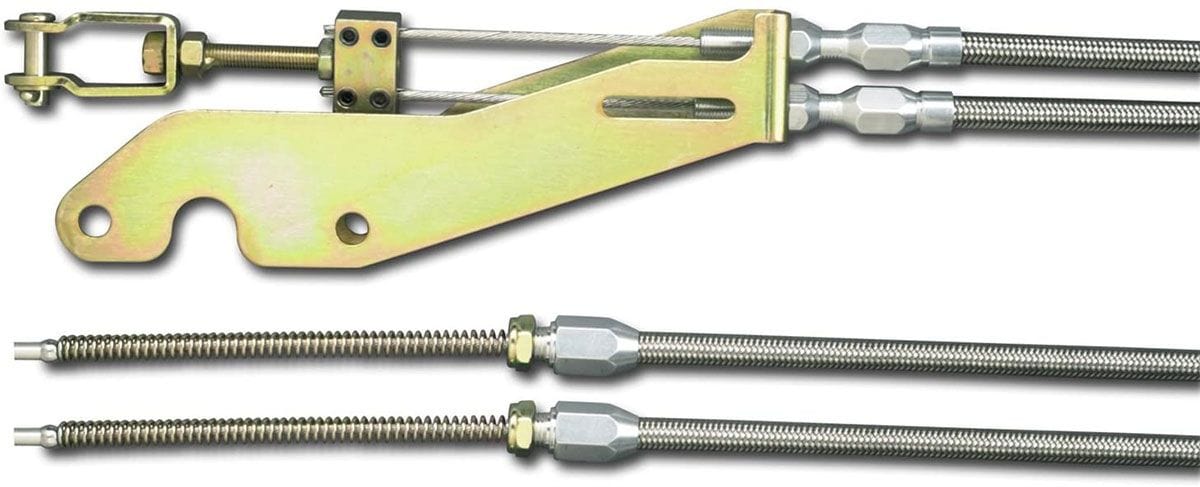 LOKAR Stainless Steel Housing Universal Transmission mount Brake Cables LK-EC-80THT Autofit