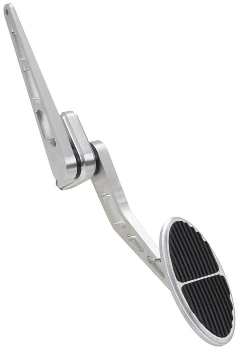 LOKAR Standard Oval Accelerator Pedal with Rubber - Brushed Billet Aluminium LK-BAG-61 Autofit