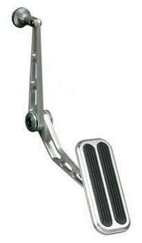 LOKAR Suit 1955-1957 Chevy Accelerator Pedal Assembly with Rubber - Brushed Billet Aluminium LK-BAG-6074 Autofit