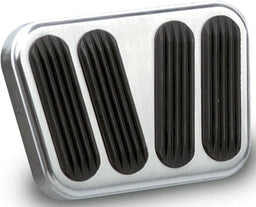 LOKAR Suit 1955-1957 Chevy Brake/Clutch Pad with rubber - Brushed Billet Aluminium LK-BAG-6076 Autofit