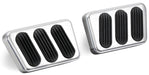 LOKAR Suit 1964-1970 Mustang Clutch and Brake Pad with Rubber (Pair) - Brushed Billet Aluminium LK-BAG-6121 Autofit