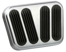 LOKAR Suit 1967-1969 Camaro/Firebird Brake/Clutch Pad with Rubber - Brushed Billet Aluminium LK-BAG-6102 Autofit